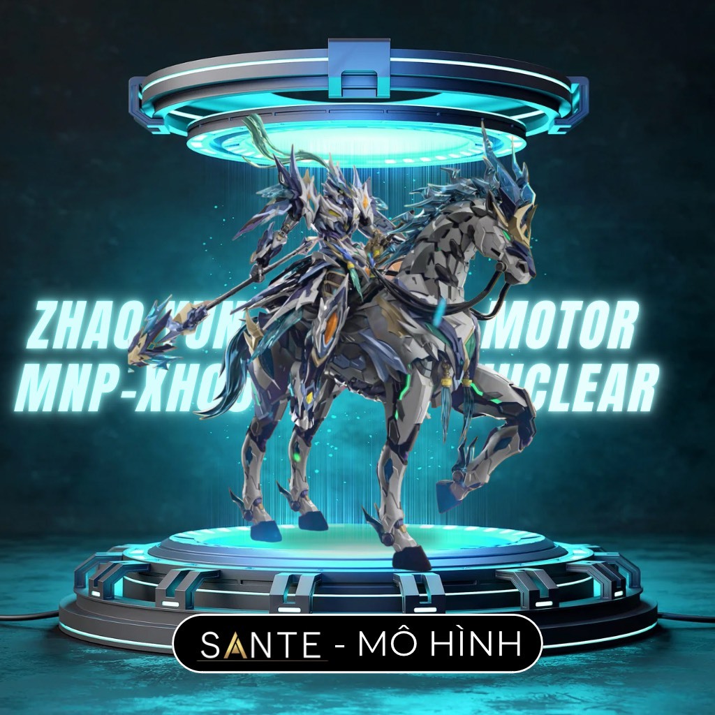  Mô Hình lắp Ráp MNP-XH05 Triệu Vân Zhao Yun của Motor Nuclear 