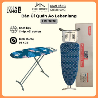  Bàn Để Ủi Quần Áo Lebenlang LBL3636 Cầu Ủi Quần Áo Dạng Đứng Ngồi Với Khung Bằng Thép Không Gỉ Tặng 1 Vỏ Bọc Thay Thế 