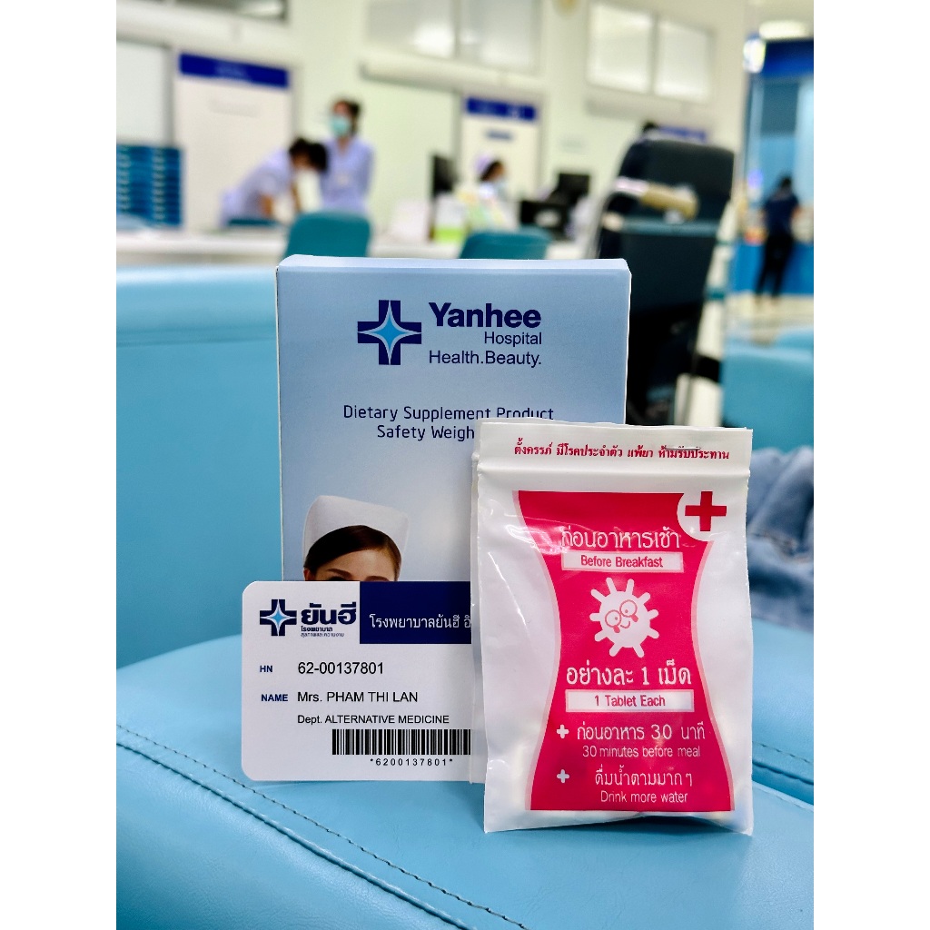 Viên uống giảm cân Yanhee Super 7 mạnh dùng cho cơ địa khó mỡ lâu năm