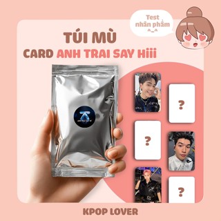[Mua 5 tặng 1] TÚI MÙ CARD BO GÓC Anh Trai Say Hi - Kpop Lover