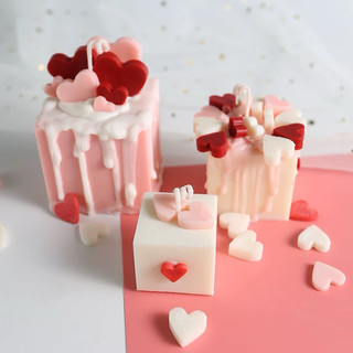 Khuôn silicon trái tim mini/chủ đề tình yêu love