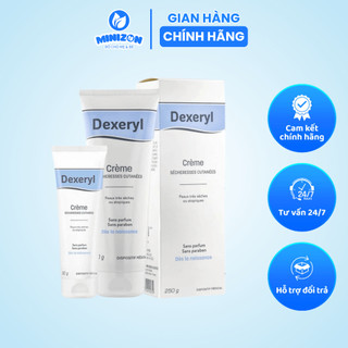 Kem Dưỡng Da Pháp Dexeryl Crème 50g/250g - Kem Nẻ Dưỡng Ẩm Da Hỗ Trợ Cải Thiện Da Khô, Nứt Nẻ