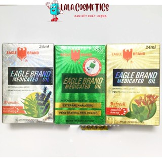 [ Hàng Mỹ ] Dầu Gió Con Ó Xanh,Trắng, Vàng chính hãng Eagle Brand 24 ml