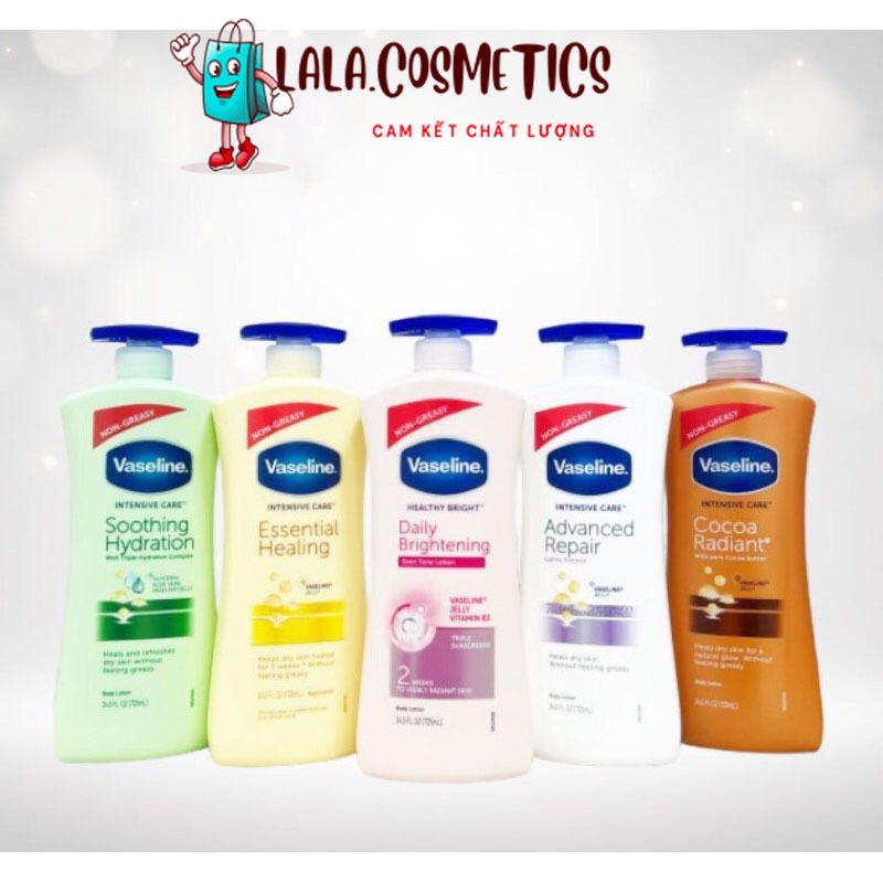 Mẫu mới Dưỡng Thể Vaseline 725ml