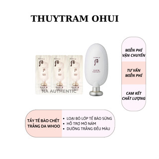 Combo 30 Gói sample Tẩy tế bào chết da mặt kì Whoo Brightening Peeling Gel-thuytramohui