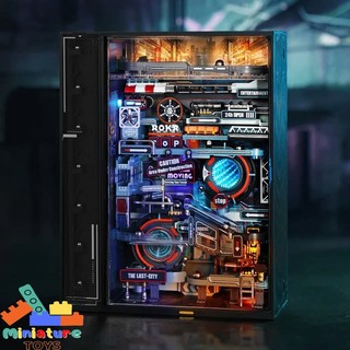 Mô hình Cơ động học ROKR The Last City Marble Run 3D Mechanical Puzzle MRS01 Quà tặng sáng tạo tự làm