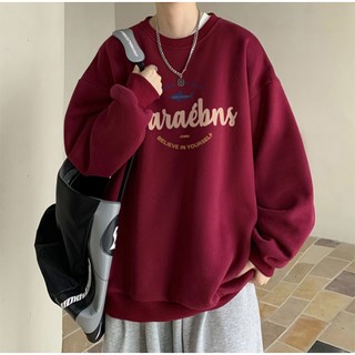 Áo Sweater Dài Tay Unisex Nam Nữ - Maylinh Shop - Chất Nỉ ép 2 da Thu Đông Mịn Dày Dặn