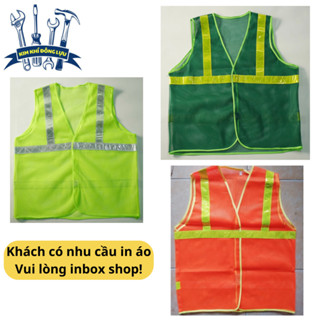 Áo lưới phản quang, áo phản quang bảo hộ lao động nhiều màu sắc