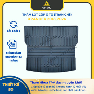 Freeship_Thảm lót cốp Xpander - Xpander cross 2018-2025 (tràn lưng ghế hàng 3)