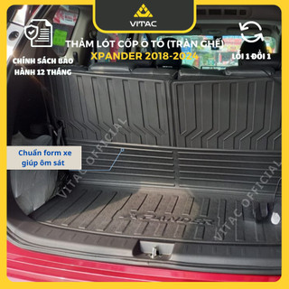 Freeship_VITAC Thương hiệu-Thảm lót cốp Xpander/Xpander cross 2018-2026(tràn lưng H3 được cắt 3 tấm)