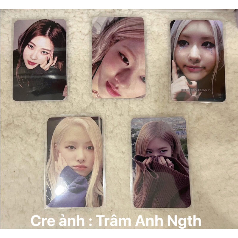 [Chính hãng] Tổng hợp card fansite của Rose Blackpink %%