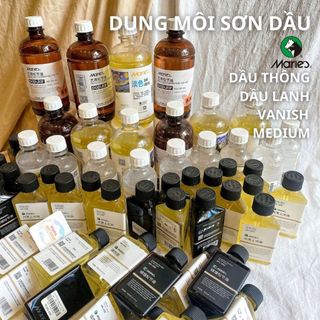  Tổng Hợp Dung Môi Sơn Dầu Marie's - Dầu Lanh Dầu Thông Vanish Medium Dung Môi Vẽ Sơn Dầu Các Loại 