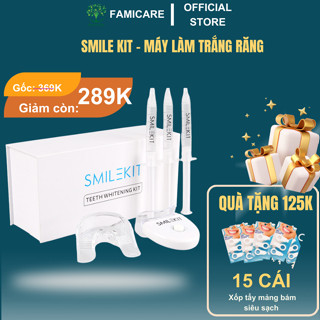 Bộ máy Kit làm trắng răng tại nhà SmileKit an toàn trắng răng nhanh an toàn
