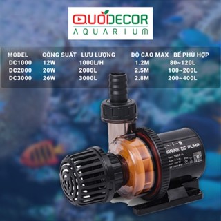 Máy Bơm Bể Cá Marine DC Pump | Máy bơm chống giật cao cấp marine | DC1000 | DC1500 | DC2500 | DC3000 | DC4000 | Bơm dc