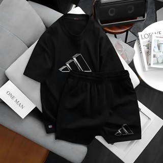 Bộ Quần Áo Thun Nam Nữ Thể Thao Chất Liệu Cotton Cao Cấp ONE MAN Mềm Mại Thoải Mái, Phong Cách Thể Thao Boy Phố SD164