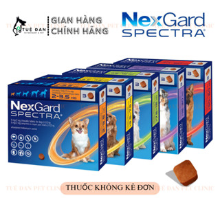 NEXGARD SPECTRA - Viên nhai phòng & trị nội, ngoại ký sinh dành cho chó - 1 viên lẻ