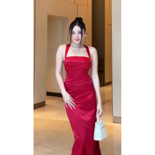 Đầm lụa đan dây(có mút)