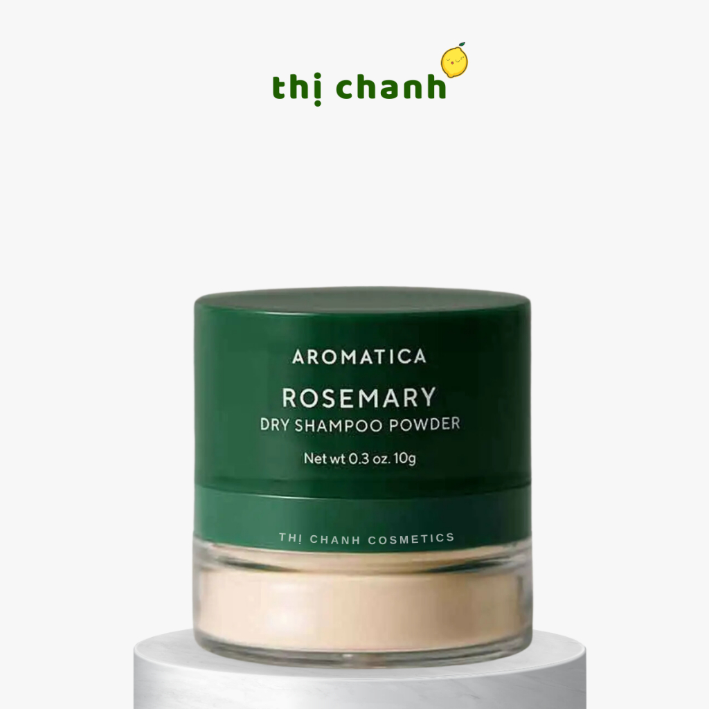 Phấn Gội Khô Hương Thảo AROMATICA Rosemary Dry Shampoo Powder 10g