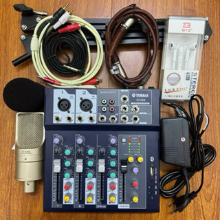 Chọn Bộ Thu Âm Livestream Mixer Yamaha F4 Kèm Mic Takstar PC k200 bản 2024 và đầy đủ phụ kiện bảo hành 12 tháng