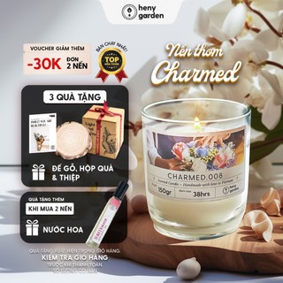  Nến Thơm Dễ Ngủ Hương Charmed Làm Quà Tặng Decor Thơm Phòng Ngủ BST Chill Relax HENY GARDEN 