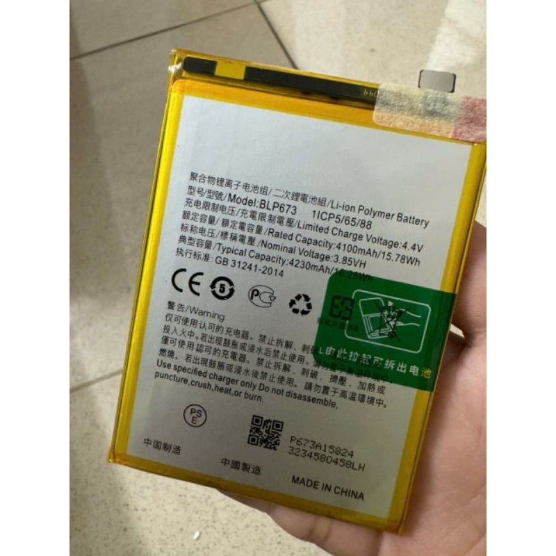 Pin oppo A3s BLP673 bảo hành 6 tháng đổi mới