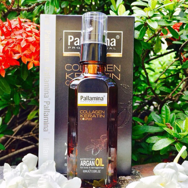 Tinh dầu dưỡng tóc PALLAMINA Collagen Keratin Complex 60ml "