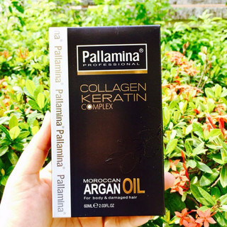 Tinh dầu dưỡng tóc PALLAMINA Collagen Keratin Complex 60ml "