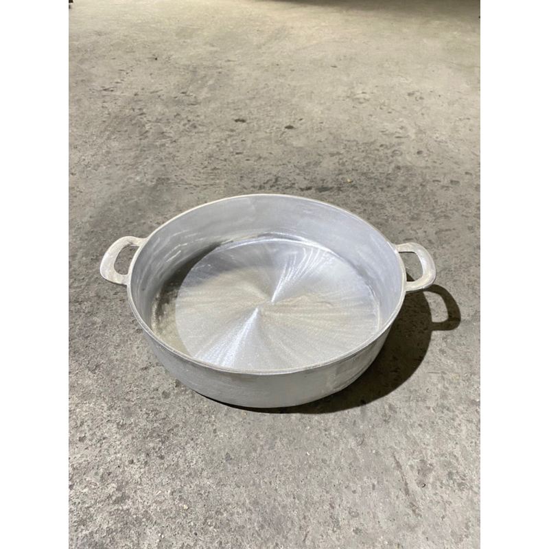 Chảo gang đúc đáy bằng cỡ lớn (48x11cm) đúc thủ công làng nghề
