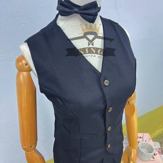 Áo gile nữ cổ tim TINY KING ghile croptop sát nách 2 lớp phối túi thật form ôm dáng có bigsize style Hàn Quốc Z1-15