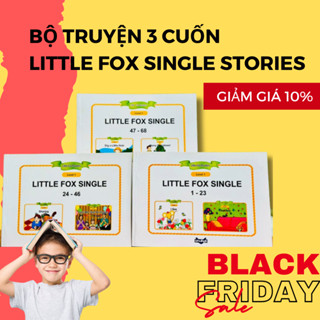 Sách - Trọn bộ 3 cuốn Little Fox Single - Little Fox level 1 dành cho bé mới bắt đầu