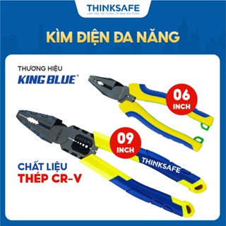 Kìm điện KingBlue KC1-06/ KC1-09 kìm đa năng dài 6 inch - 9 inch, thép crv, kềm răng công dụng kẹp giữ uốn cắt dây điện