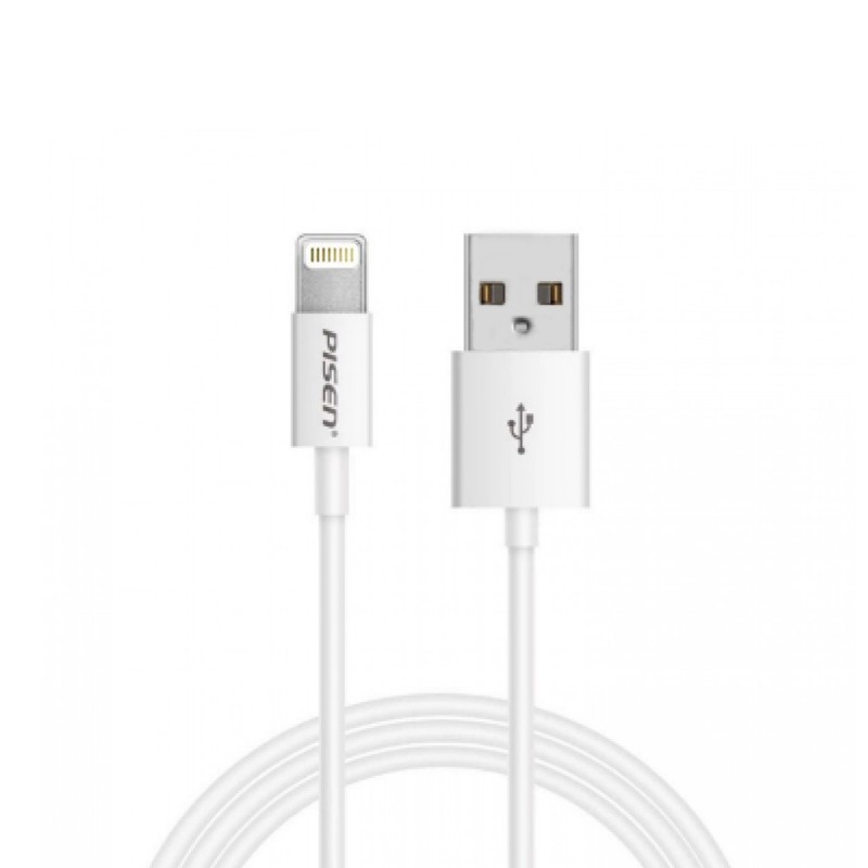 CÁP SẠC ĐIỆN THOẠI IPHONE 5/6/7/8/X/11/12/13/14 CỔNG LIGHTNING DÀI 2M CHÍNH HÃNG PISEN
