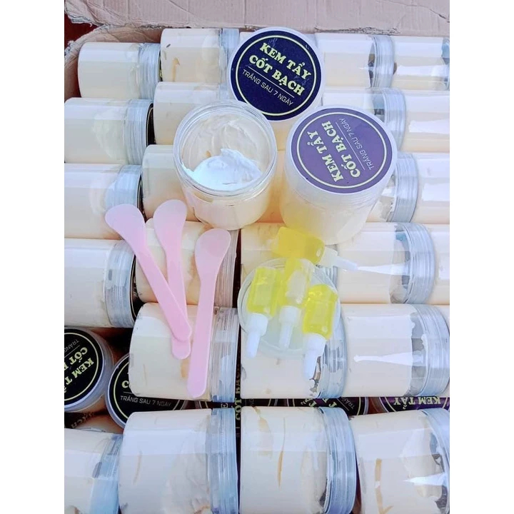 Kem Tẩy Cốt Bạch , Kem Dưỡng Trắng da 250g brushie