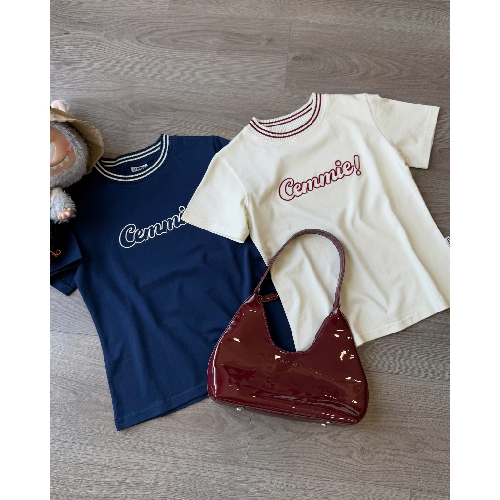 Áo Baby Tee CEMMERY Local Brand Chính Hãng Cemmie Baby Tee Vải Cotton 2 chiều Cổ Dệt Hình Thêu 3 Màu | BigBuy360 - bigbuy360.vn