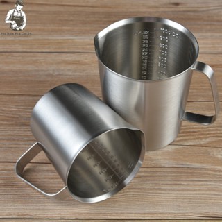  Ca Đong Inox Định lượng 304 Có Vạch Chia Nhiều Kích Cỡ Size 500ml 700ml 1L 2L 