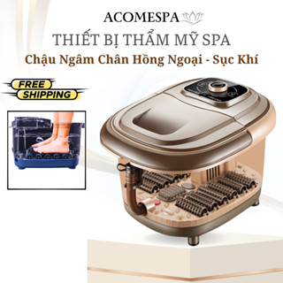 Bồn ngâm chân massage Chân - bồn ngâm chân tự làm nóng nước bằng hồng ngoại có sục khí.
