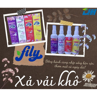  Xịt thơm quần áo xả vải khô Fily khử mùi diệt khuẩn chai 100ml 
