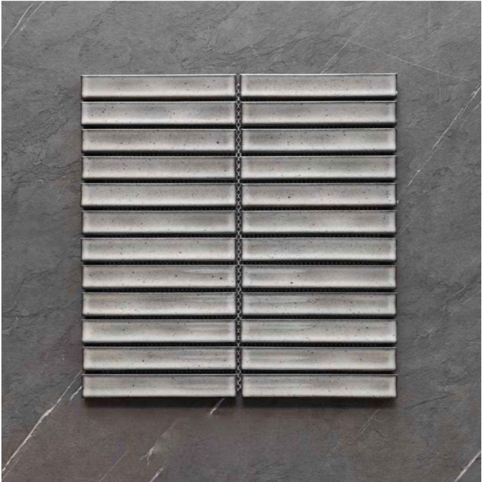 Gạch mosaic thẻ que (stackbond) muối tiêu trang trí , Sẵn kho HN và Sài Gòn