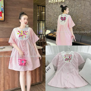 đầm babydoll xếp li