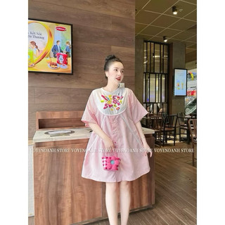 đầm babydoll xếp li