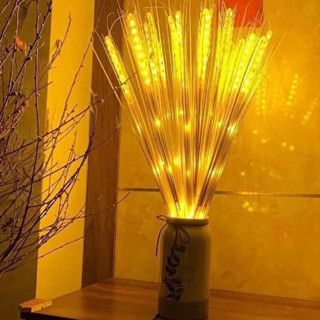 Đèn Led Bông Lúa Mạch, Bó 10 Bông Lúa Trang Trí Phòng Khách Bàn Thờ Tết 2025 - Didooglt