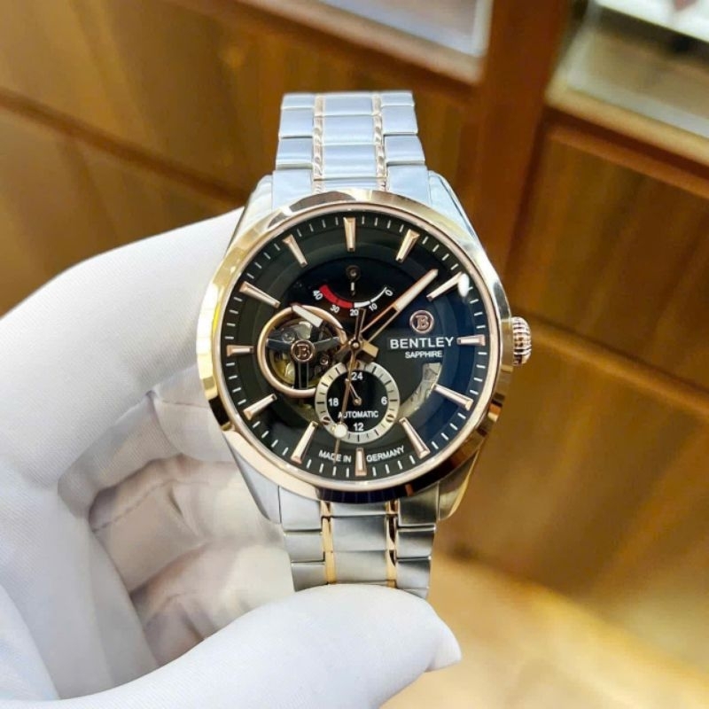 [Chính Hãng 100%] Đồng Hồ Bentley Chú Hề BL1831-15 Máy Cơ (Automatic) Kính Sapphiare Thép Không Gỉ M