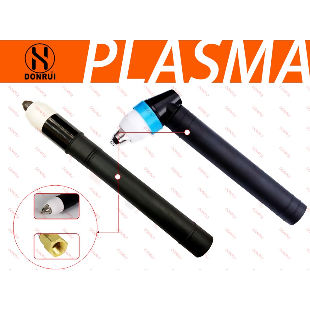 Tay mỏ cắt plasma P80A  Tay cắt plasma p80 cổ cong  Tay mỏ cắt thẳng plasma