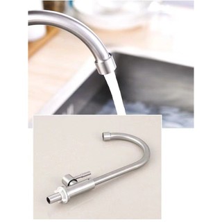 Vòi Rửa Chén Lạnh INOX SUS 304 Cao Cấp - Vòi Rửa Chén Bát INOX SUS 304 LIFE HOME Phù Hợp Với Mọi Nhà