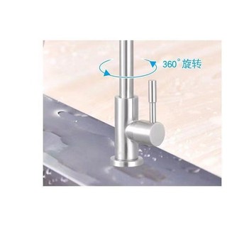 Vòi Rửa Chén Lạnh INOX SUS 304 Cao Cấp - Vòi Rửa Chén Bát INOX SUS 304 LIFE HOME Phù Hợp Với Mọi Nhà