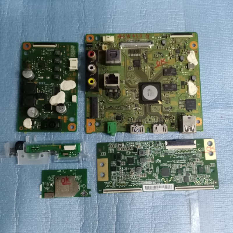 bo mạch tivi Sony 43w660G,bo xử lý, khiển, nguồn, main chính, chủ, cao áp,tcon