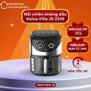 Nồi chiên không dầu 12l Kaisa Villa JD 2210, nồi chiên 10.5l, chính hãng, bảo hành 12 tháng