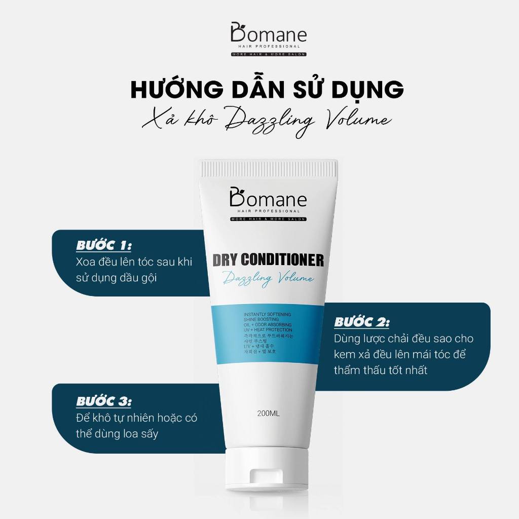 Xả khô Daggling Volune Bomane