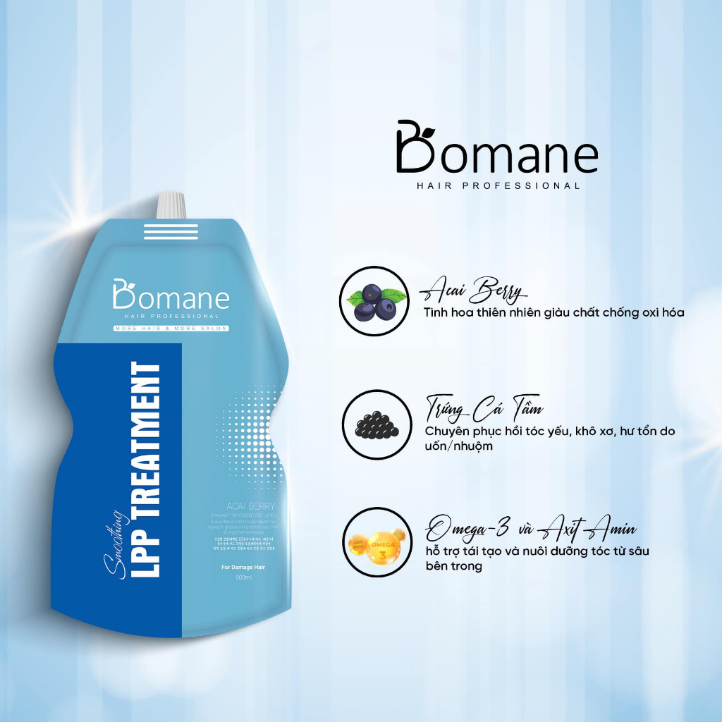 Hấp Colagen  LPP Treatment Bomane