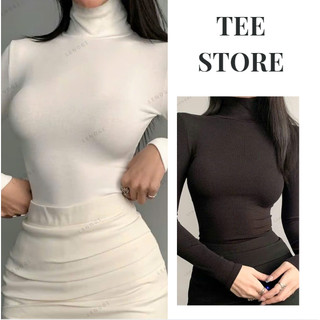 Áo giữ nhiệt TEE STORE zip lót lông dày dặn cao cấp ôm body fit siêu ấm cho mùa đông